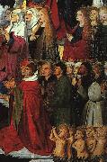 CHARONTON, Enguerrand The Coronation of the Virgin, detail: the crowd iyu china oil painting reproduction